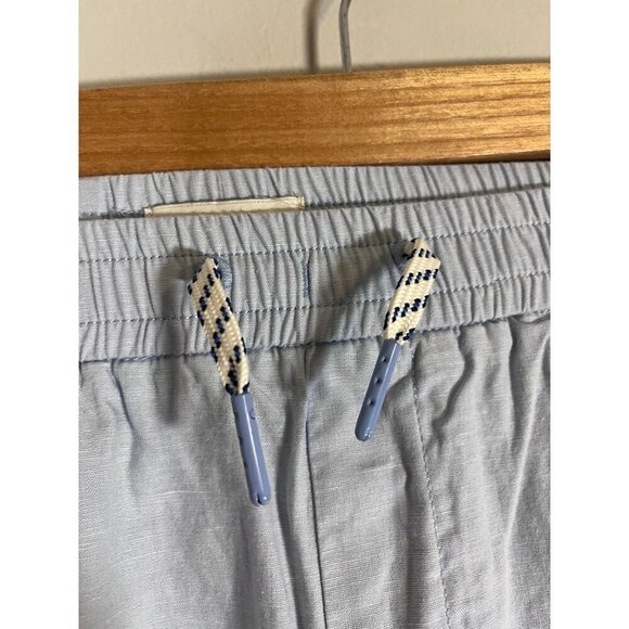 Scotch Soda Coastal Pant 10 Blue Linen Wedding Preppy Classic Resort Euro Summer - Picture 8 of 15